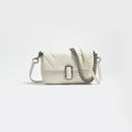 Marc Jacobs J Marc Mini Quilted Chain Bag | White Lambskin  Detachable Shoulder Strap Women's Designer Crossbody Bag