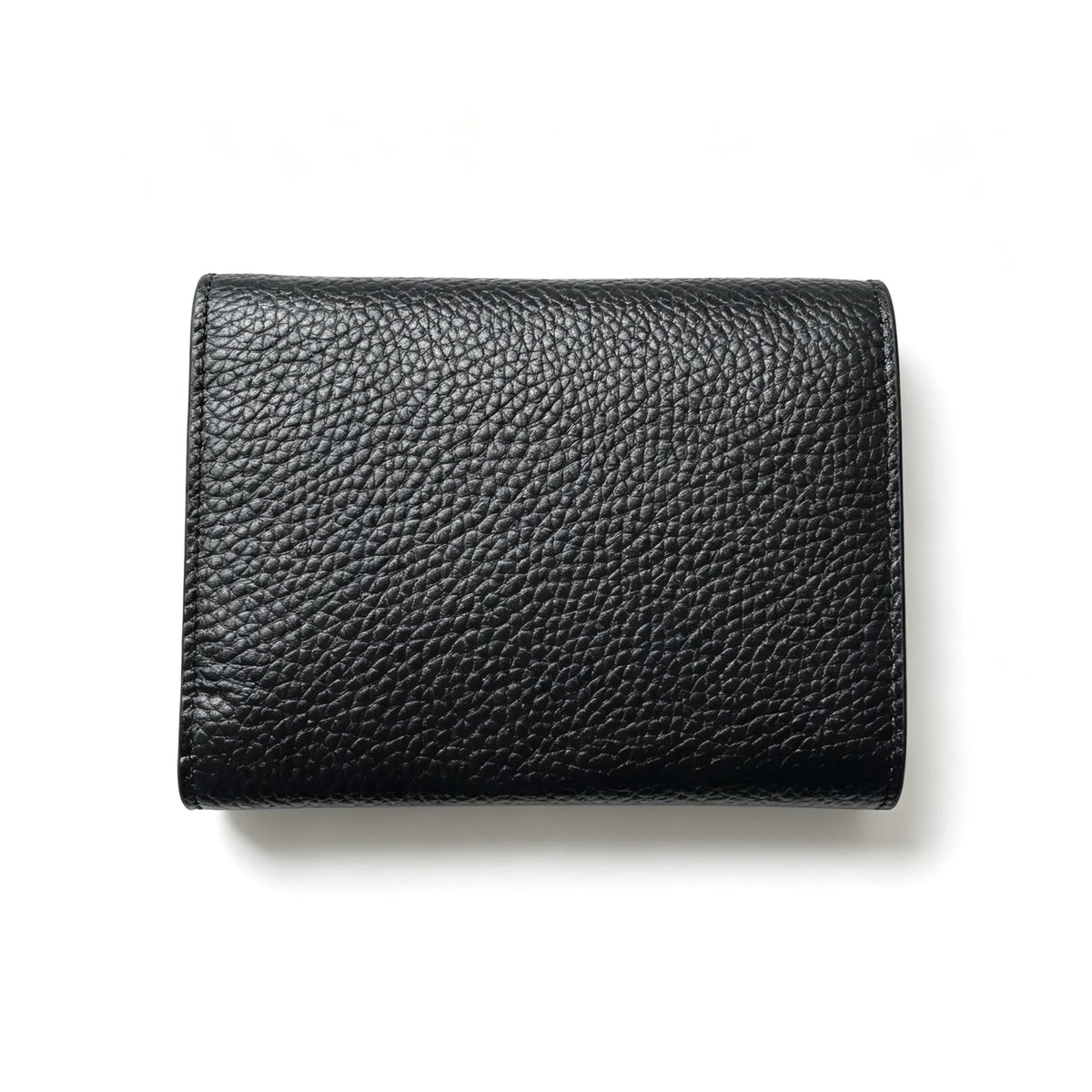 Tory Burch Kira black pebbled leather wallet multi-card slots and zippered coin pocket small and foldable women's wallet