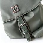 Tory Burch Virginia Sage Green and Adjustable Shoulder Strap Lightweight Travel/Commuter Bag for