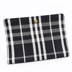 Burberry Reversible Bloomsbury Medium Tote Bag | Black Grainy Leather & Vintage Check