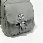 Tory Burch Virginia Sage Green and Adjustable Shoulder Strap Lightweight Travel/Commuter Bag