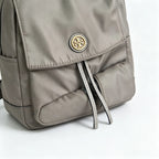 Tory Burch Perry taupe adjustable shoulder strap lightweight travel/commuter bag women's style