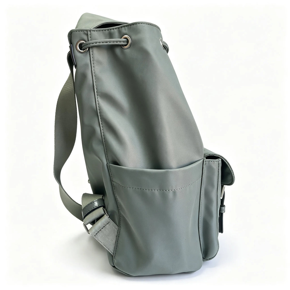 Tory Burch Virginia Sage Green and Adjustable Shoulder Strap Lightweight Travel/Commuter Bag