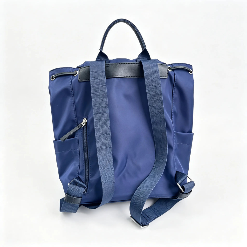 Tory Burch Virginia Royal Navy Blue Adjustable Shoulder Strap  Lightweight Travel/Commuter Bag