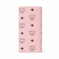 MCM Visetos Classic Trifold Long Wallet | Flap Leather Wallet in Pink — Designer Monogram Purse & Card Organizer for Women