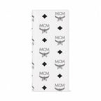 MCM Visetos Classic Trifold Long Wallet | Flap Leather Wallet in White — Designer Monogram Purse & Card Organizer for Women