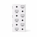 MCM Visetos Classic Trifold Long Wallet | Flap Leather Wallet in White — Designer Monogram Purse & Card Organizer for Women