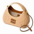 Miu Miu Wander Collection Wicker Handbag (Large)