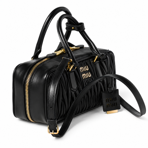 Miu Miu Arcadie Quilted Bowling Bag