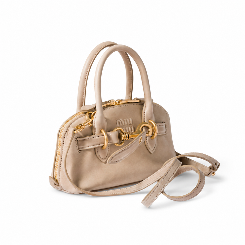 Miu Miu Aventure Mini Leather Handbag