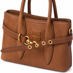 Miu Miu Aventure Nappa Leather Large Handbag – Luxury Designer Bag