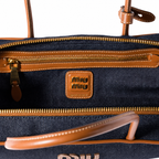 Miu Miu Beau Denim Handbag