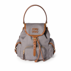 Miu Miu Spring/Summer 2026 Canvas and Leather Backpack
