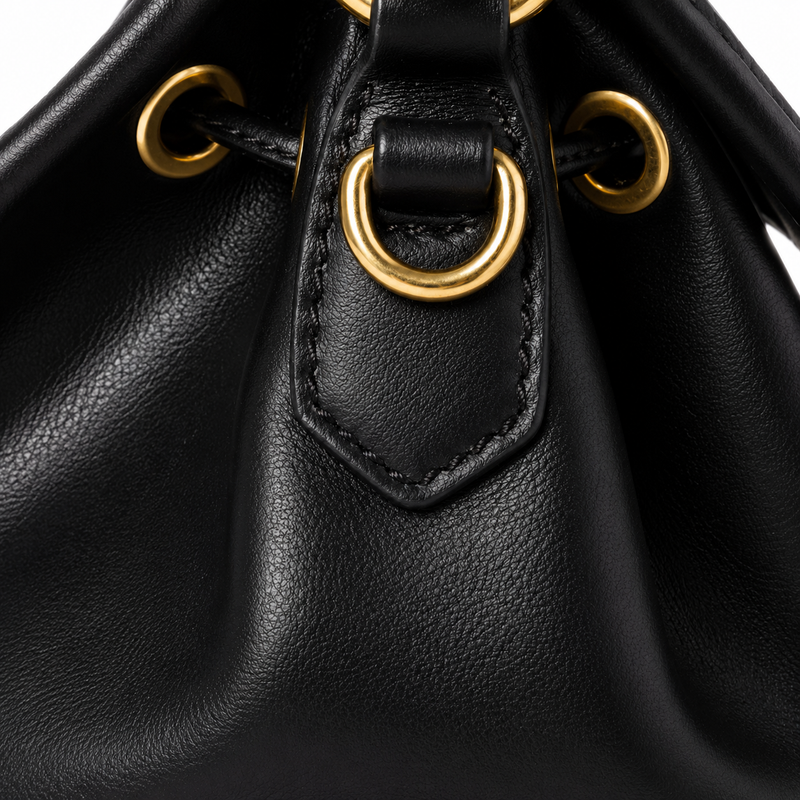 Miu Miu Preppy Style Leather Backpack – Luxury Designer Bag