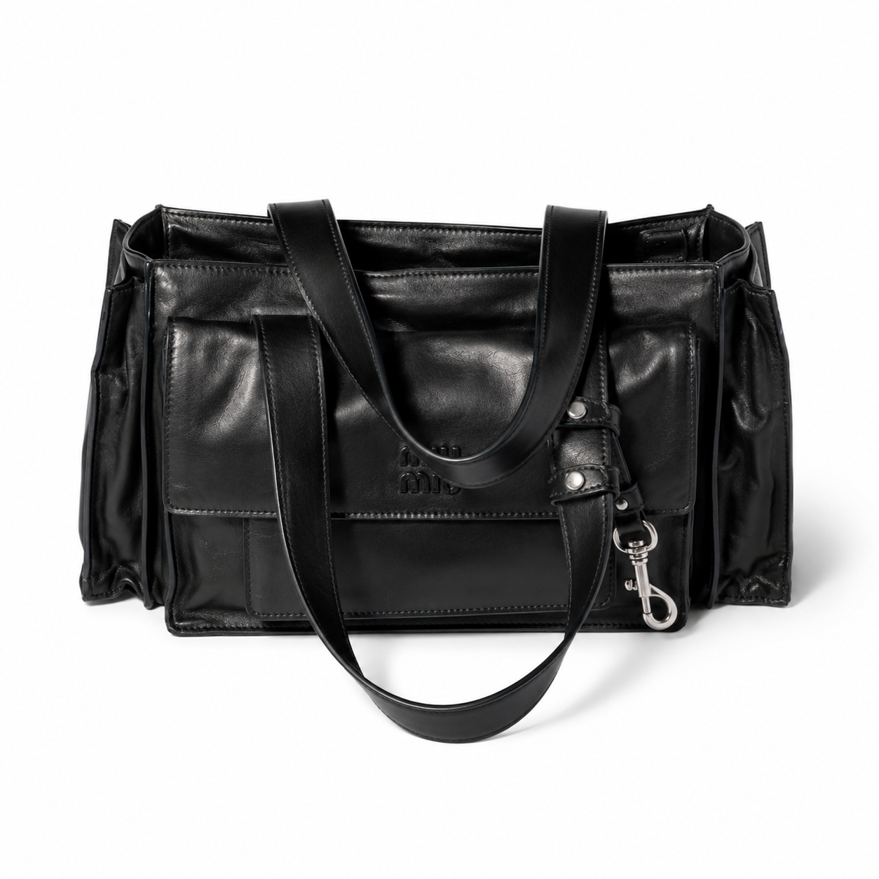 Miu Miu Spring/Summer 2026 Utilitaire lambskin handbag/shoulder bag