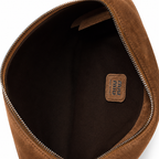 Miu Miu Utilitaire Suede Shoulder Bag – Cocoa Brown Designer Handbag