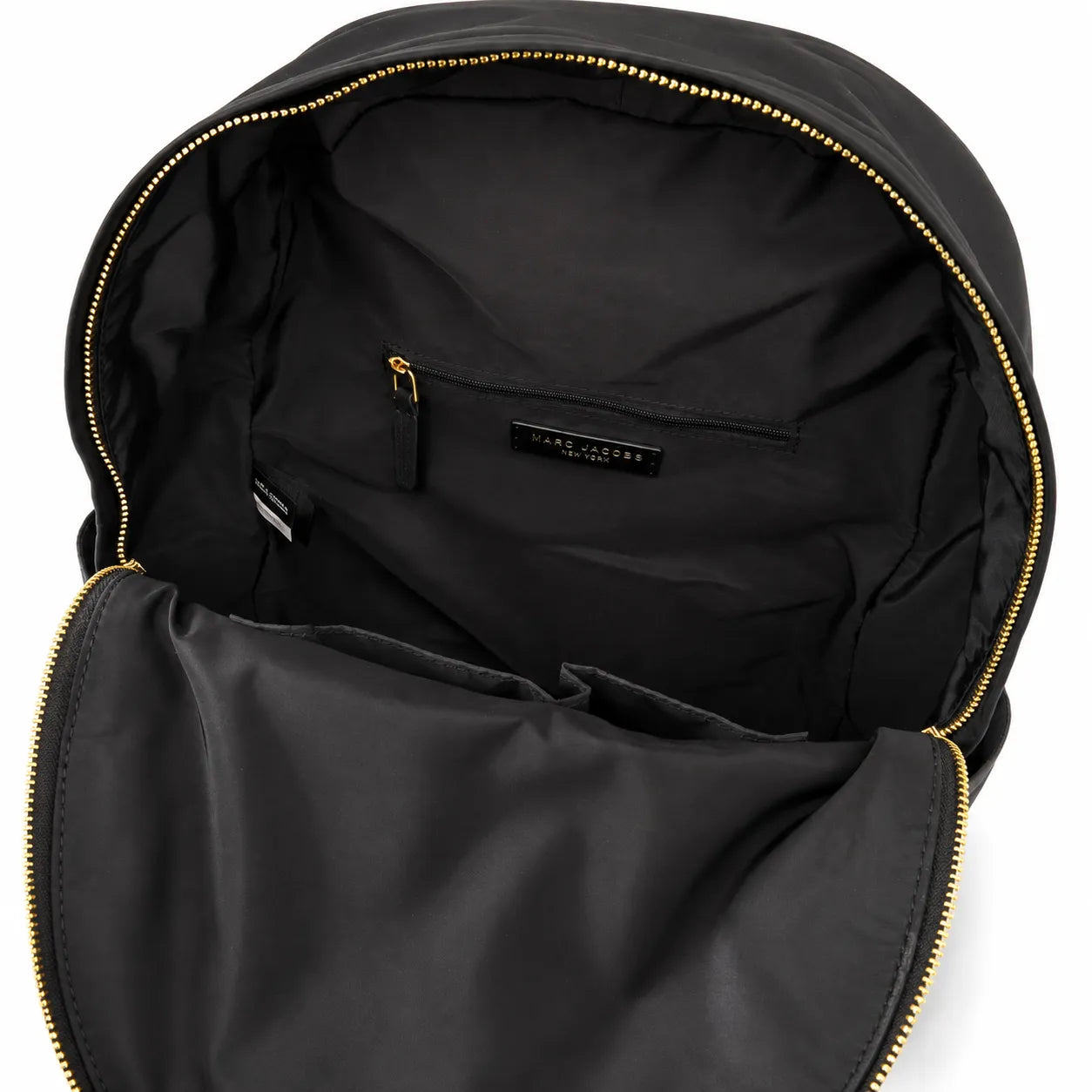 Marc Jacobs Preppy Nylon Backpack Black Lightweight Travel School Bag