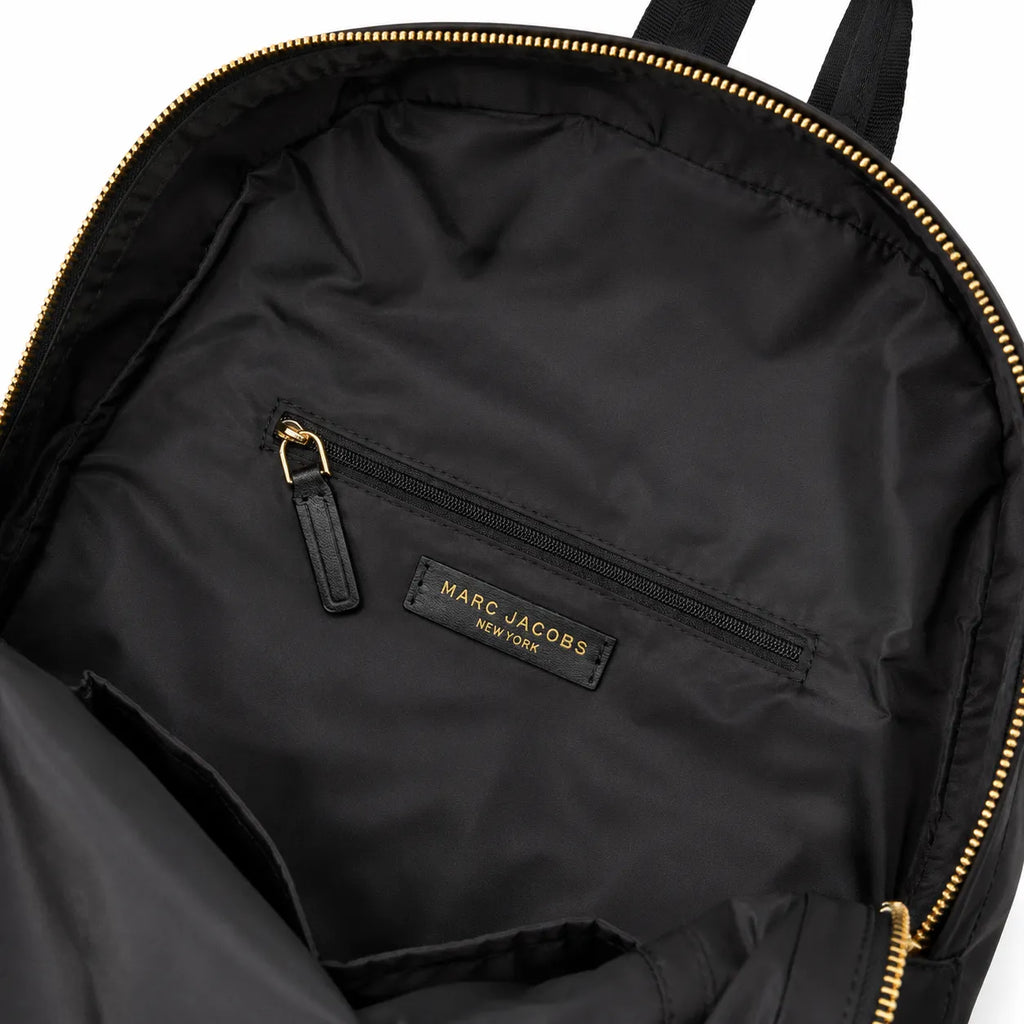 Marc Jacobs Preppy Nylon Backpack Black Lightweight Travel School Bag