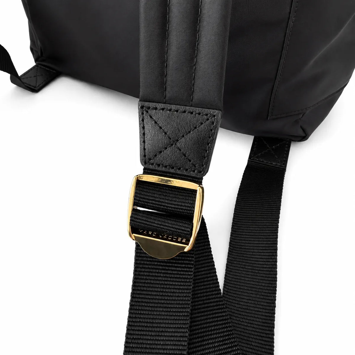 Marc Jacobs Preppy Nylon Backpack Black Lightweight Travel School Bag