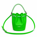 Marc Jacobs The Bucket Mini Pebble-Grain Leather Drawstring Bucket Bag with GoldHardware