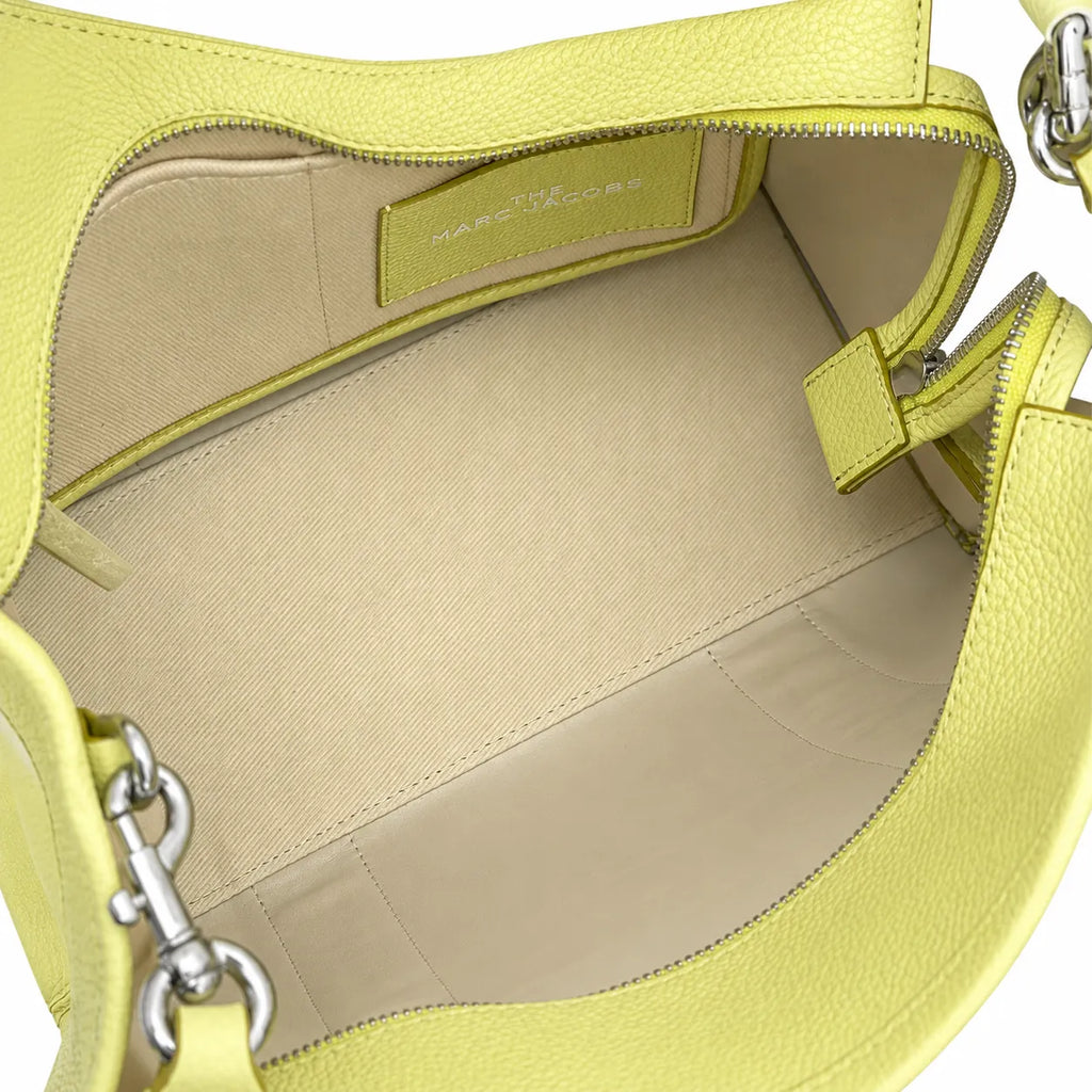 Marc Jacobs The Leather Small Tote Bag Kiwi Green Full Grain Leather Women's Crossbody Handbag