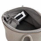 Marc Jacobs The Mini Sack Bag Grey Pebble-Grain Leather Mini Top-Handle Bag