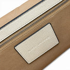 Marc Jacobs The J Marc Shoulder Bag Black & Cream Pebble Leather Chain Strap Crossbody Bag with Silver Lock