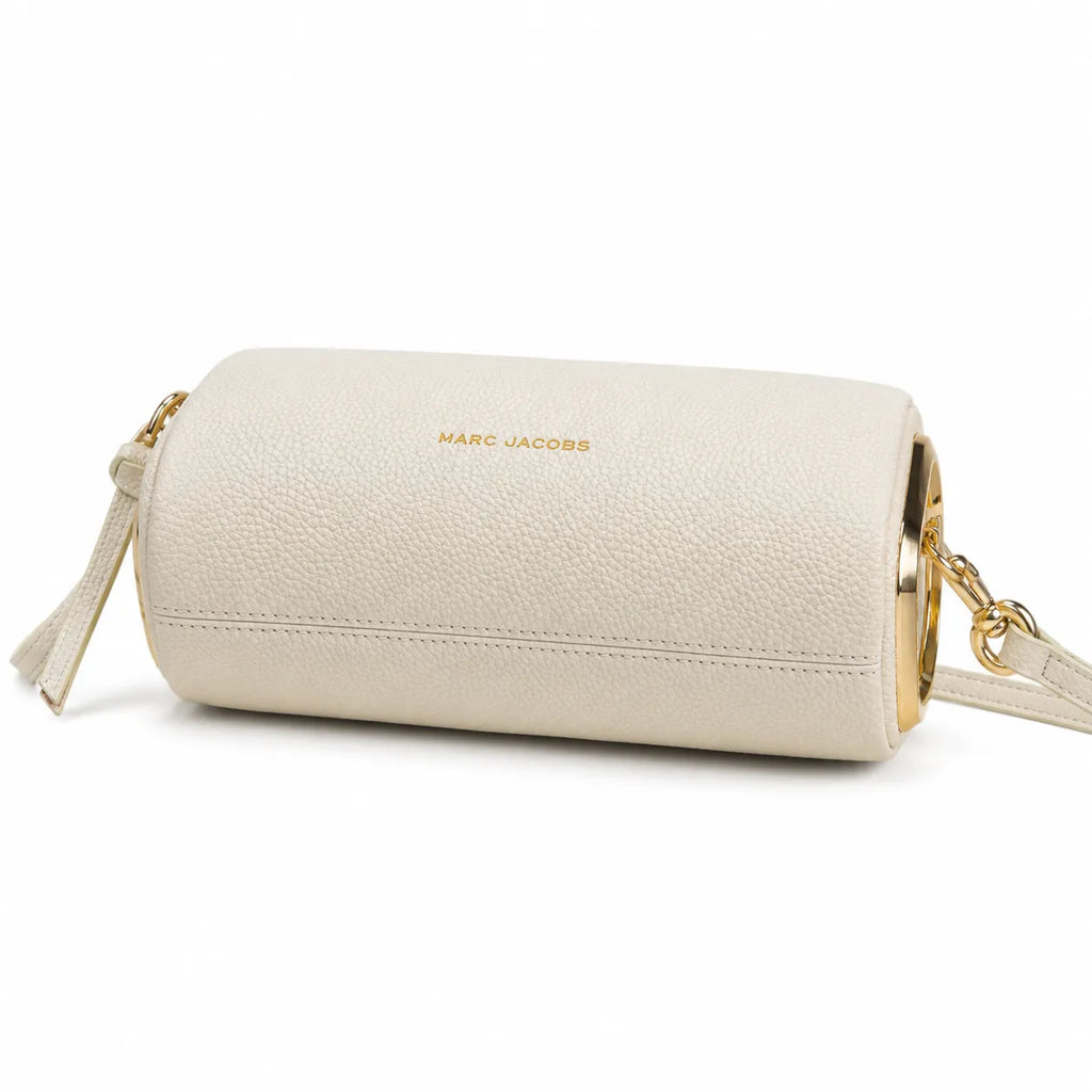 Marc Jacobs The Snapshot Small Shoulder Bag Cloud White Multi Leather Gold J Marc Hardware Women's Crossbody Bag