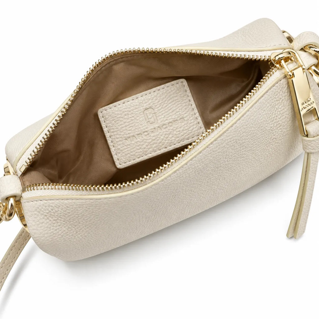 Marc Jacobs The Snapshot Small Shoulder Bag Cloud White Multi Leather Gold J Marc Hardware Women's Crossbody Bag