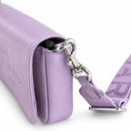 Marc Jacobs The Mini Bag Lavender Purple Pebble-Grain Leather Mini Crossbody Bag 20x12x5cm