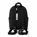 Marc Jacobs Preppy Nylon Backpack Black Water-Resistant School Bag with Gold Zippers & Leather Logo Plaque
