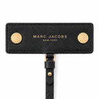 Marc Jacobs Preppy Nylon Backpack Black Water-Resistant School Bag with Gold Zippers & Leather Logo Plaque