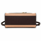 Marc Jacobs The Mini Grind Small Colorblock Leather Tote Bag with Gold Lock & Key Charm