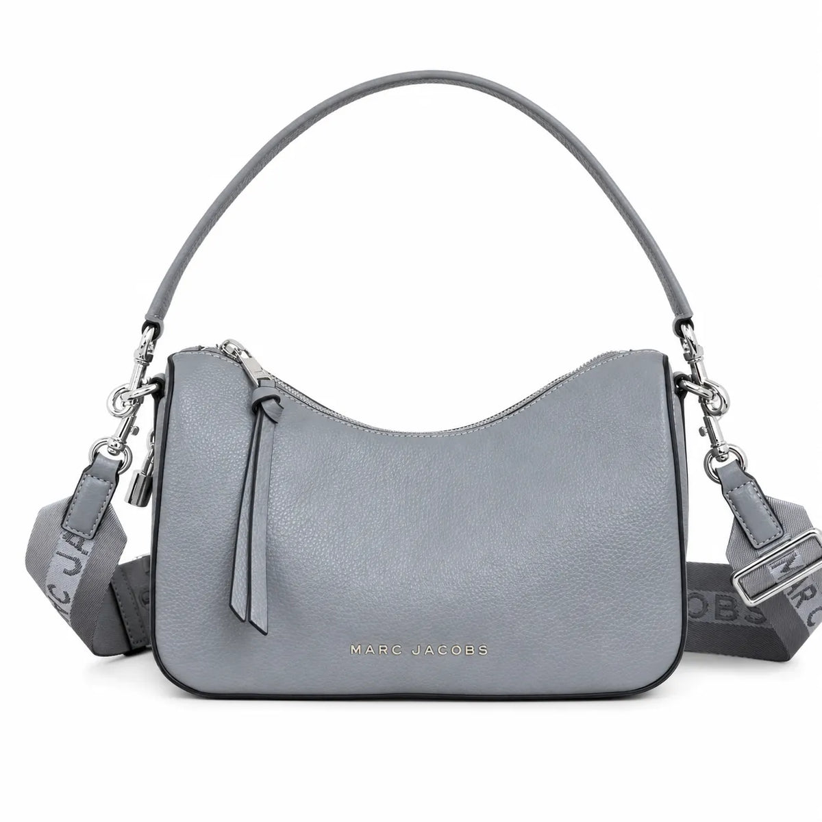 Marc Jacobs black pebbled leather | Classic tote bag style  large capacity  can be worn crossbody or carried by hand