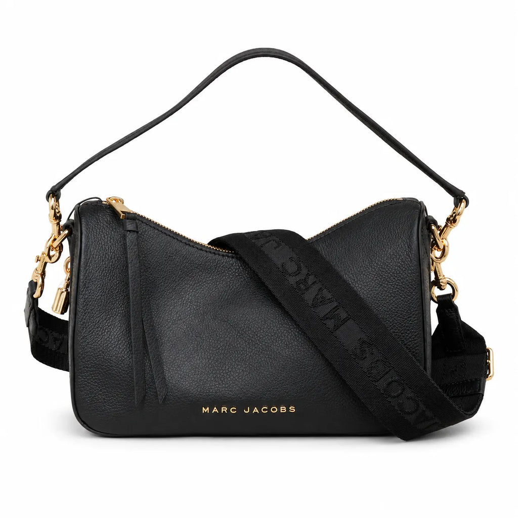 Marc Jacobs black pebbled leather | Classic tote bag style  large capacity  can be worn crossbody or carried by hand