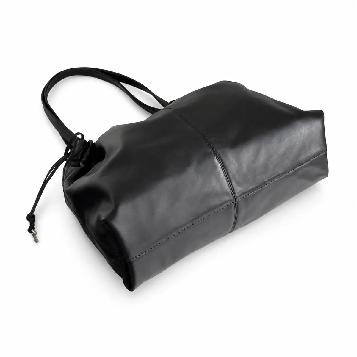 Marc Jacobs Cristina | Black lambskin  chain trim  top handle  women's designer shoulder bag