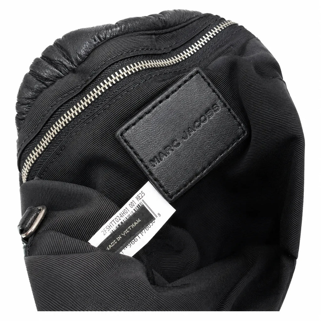 Marc Jacobs Cristina | Black lambskin  chain trim  top handle  women's designer shoulder bag