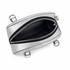 Marc Jacobs J Marc | Black pebbled leather signature rotating J-clasp chain and leather shoulder strap women's designer crossbody bag