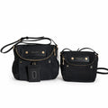 Marc Jacobs Preppy | Black  detachable shoulder strap lightweight travel tote bag for women