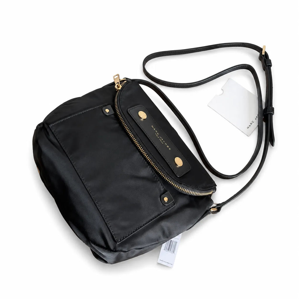 Marc Jacobs Preppy | Black  detachable shoulder strap lightweight travel tote bag for women