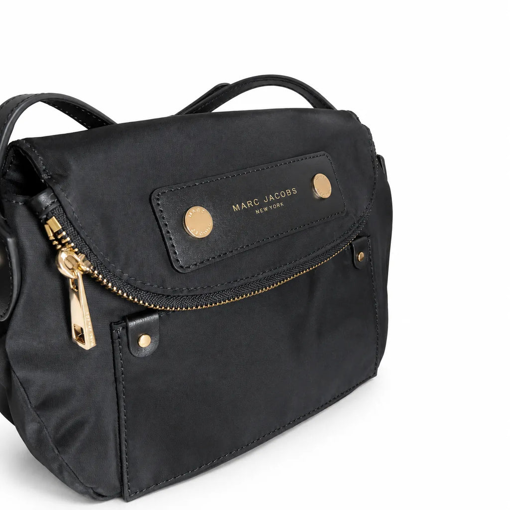 Marc Jacobs Preppy | Black  detachable shoulder strap lightweight travel tote bag for women