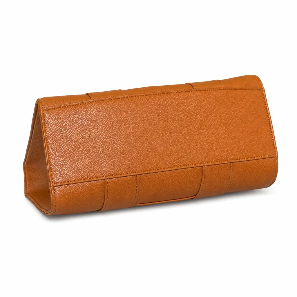 Marc Jacobs | Brown pebbled leather embossed logo detachable shoulder strap women's commuter handbag