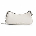 Marc Jacobs The Charm | Off-white smooth leather women's Y2K designer crossbody bag with detachable shoulder strap