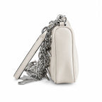Marc Jacobs The Charm | Off-white smooth leather women's Y2K designer crossbody bag with detachable shoulder strap