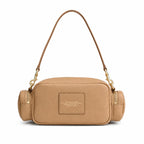 Marc Jacobs Cargo | Nude pebbled leather adjustable shoulder strap  embossed logo women's designer crossbody bag