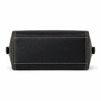 Marc Jacobs Mini Cruiser | Black pebbled leather  detachable shoulder strap  embossed logo  women's designer handbag