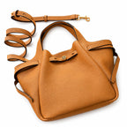 Tory Burch Romy Pebble Cream-colored Pebble Leather Women's Handbag/Crossbody Bag