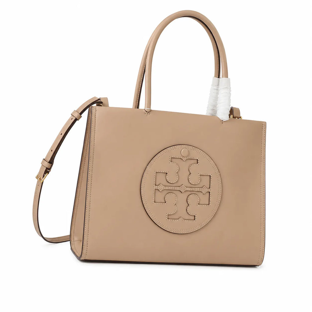 Tory Burch Ella Bio | Wisteria Brown Adjustable Shoulder Strap Magnetic Snap Women's Designer Shoulder/Handbag
