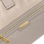 Tory Burch Ella Nylon Tote Bag | Recycled Fabric & Faux Leather Trim  Circular Double T Logo  Magnetic Snap Closure  Women’s Designer Shoulder Handbag