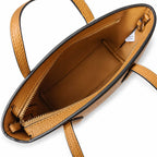 Tory Burch Perry | Tan pebbled leather detachable shoulder strap zip closure women's designer shoulder/handbag